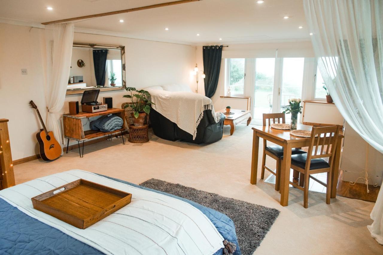 Spacious Sea-View Apt. Overlooking St Ives Bay Gwithian Eksteriør billede